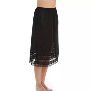Velrose Lace Snip-It Adjustable Length Nylon Half Slip Black - 2702